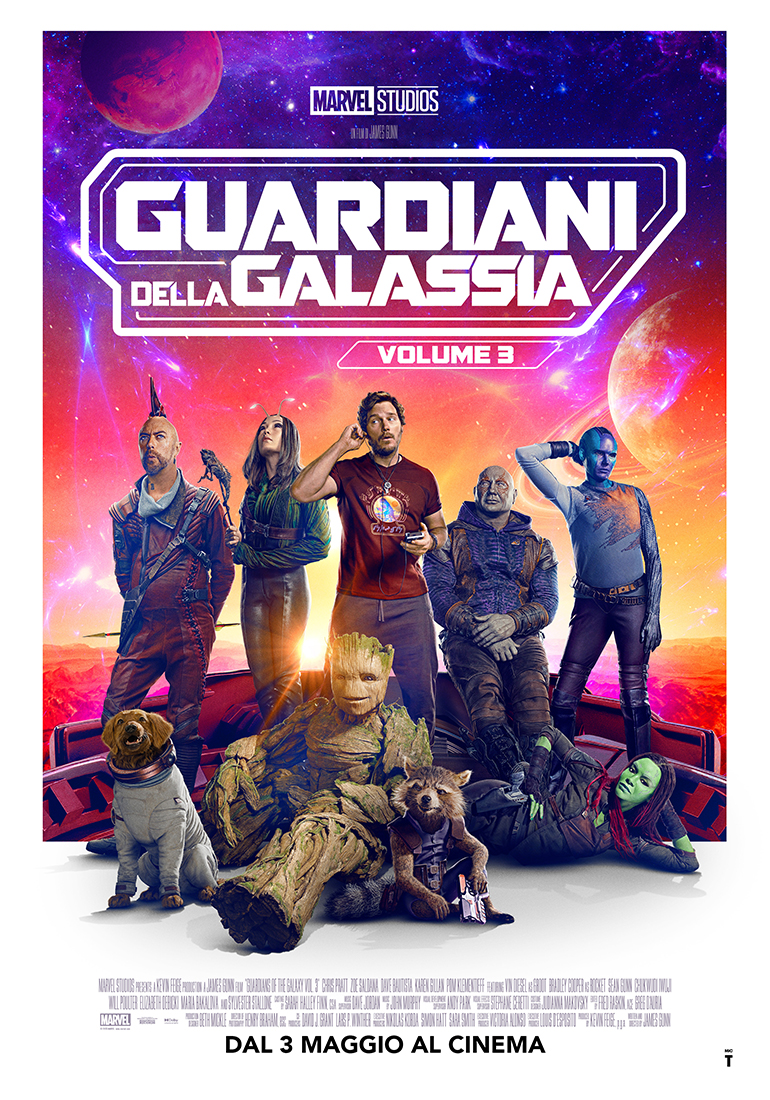 il nuovo poster di guardiani della galassia volume 3 - nerdface