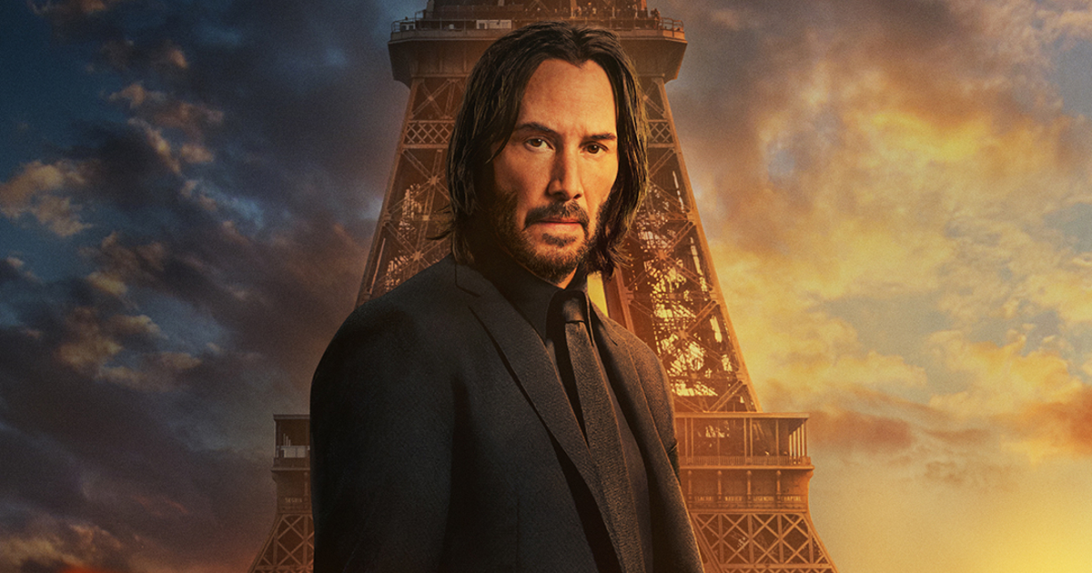 keanu reeves è jon wick davanti alla tour eiffel - nerdface