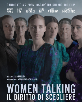 il poster ufficiale di women talking - nerdface