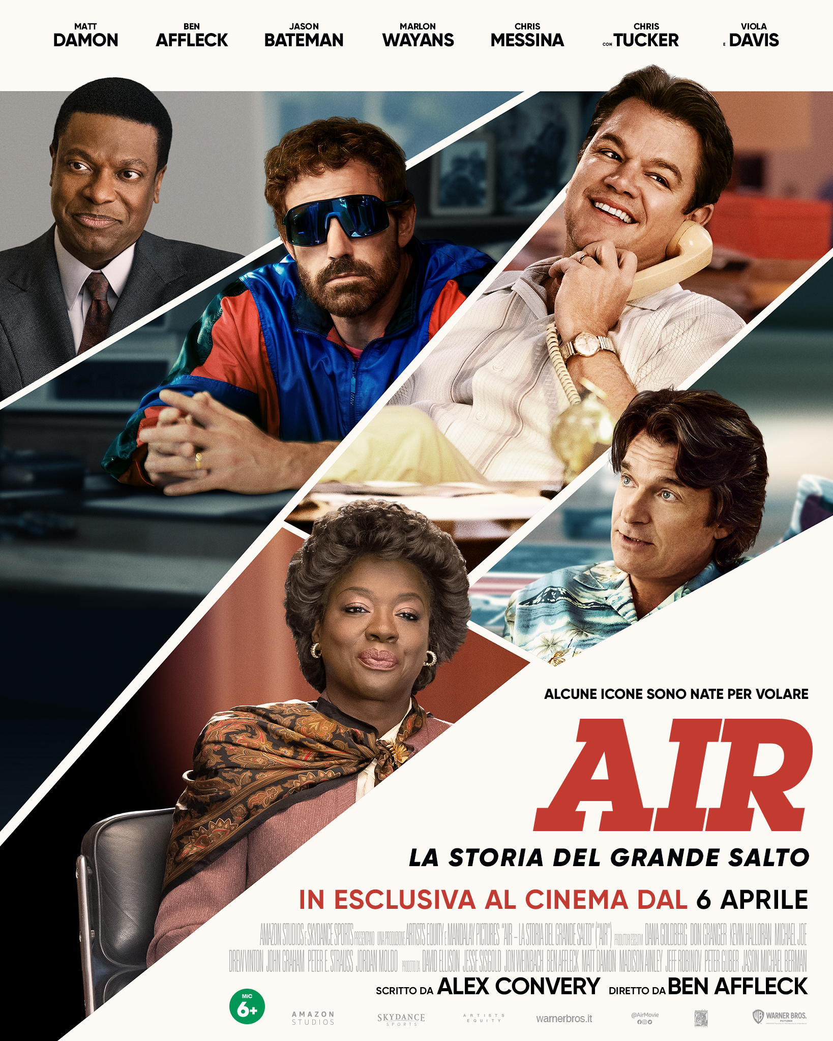 il poster di air la storia del grande salto - nerdface