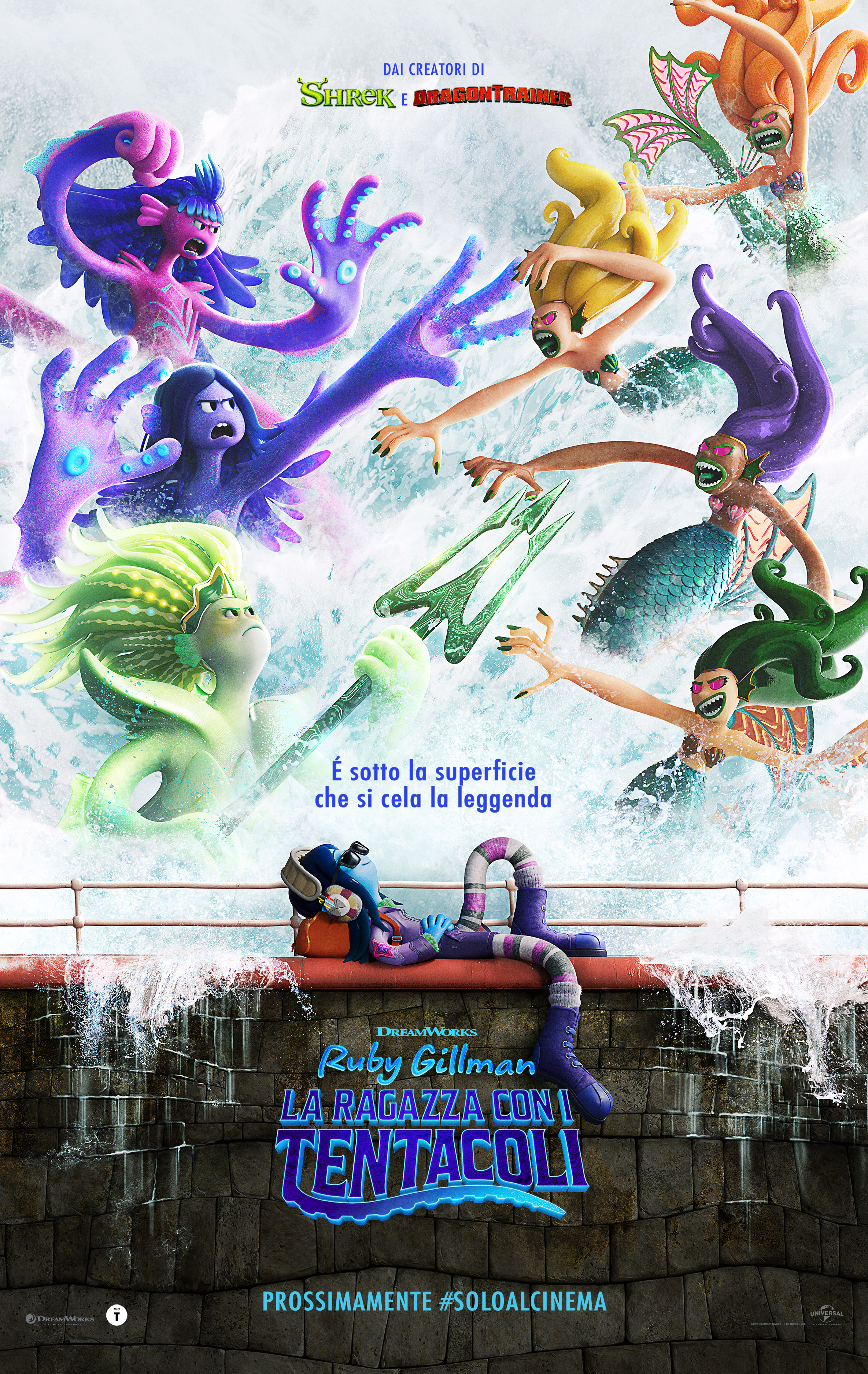 il poster ufficiale di ruby gillman la ragazza con i tentacoli - nerdface