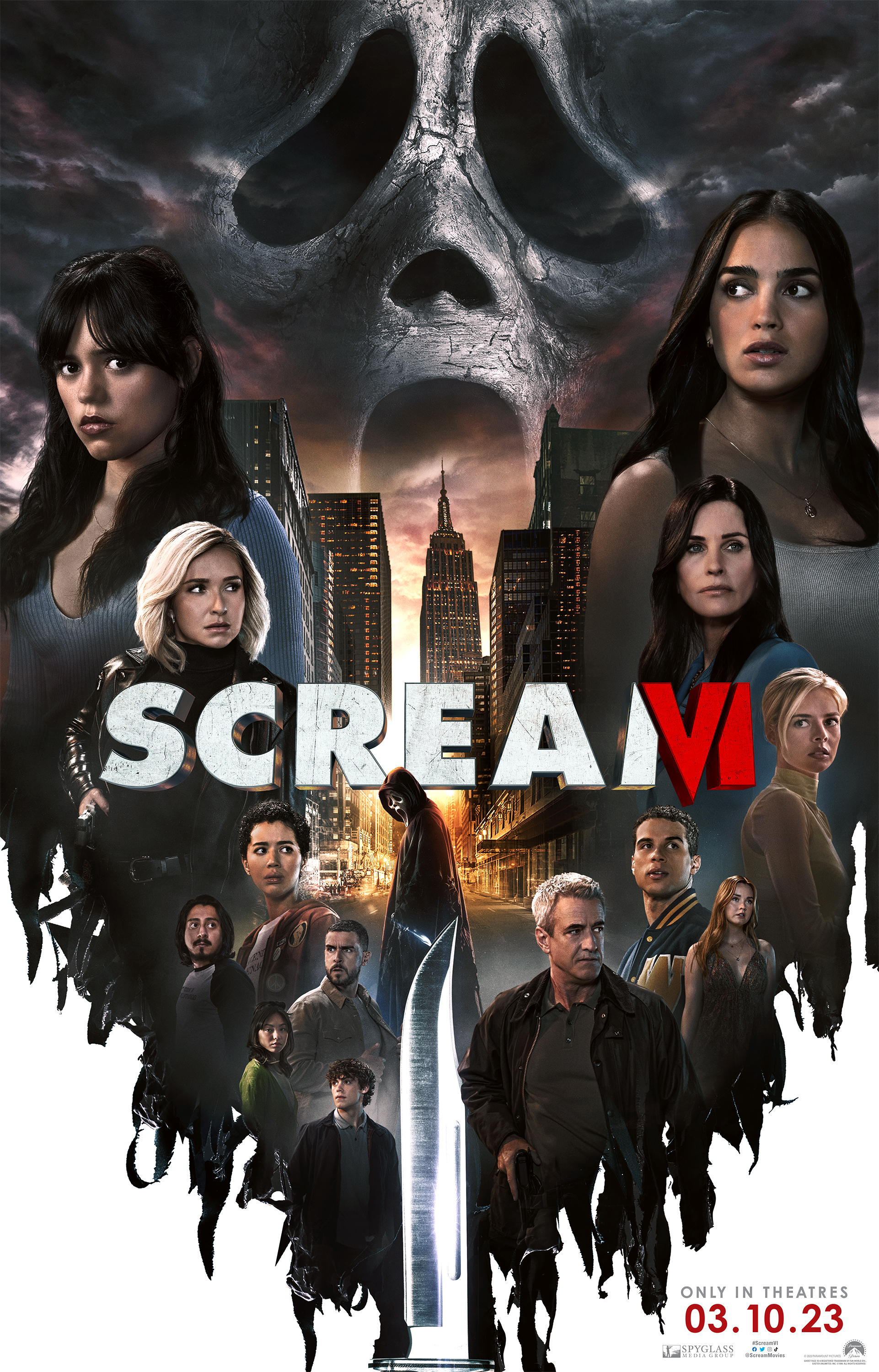 il poster di scream 6 - nerdface