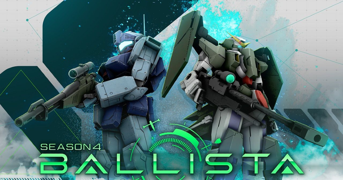 il banner di ballista, la season 4 di gundam evolution - nerdface