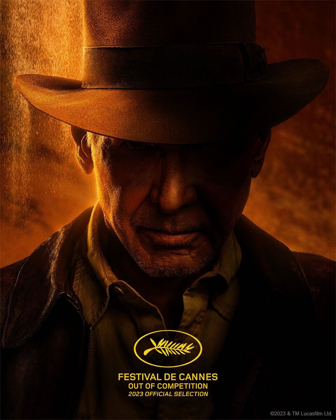 il poster di indiana jones che celebra il suo esordio a Cannes - nerdface