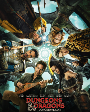 il poster ufficiale di dungeons and dragons l'onore dei ladri - nerdface