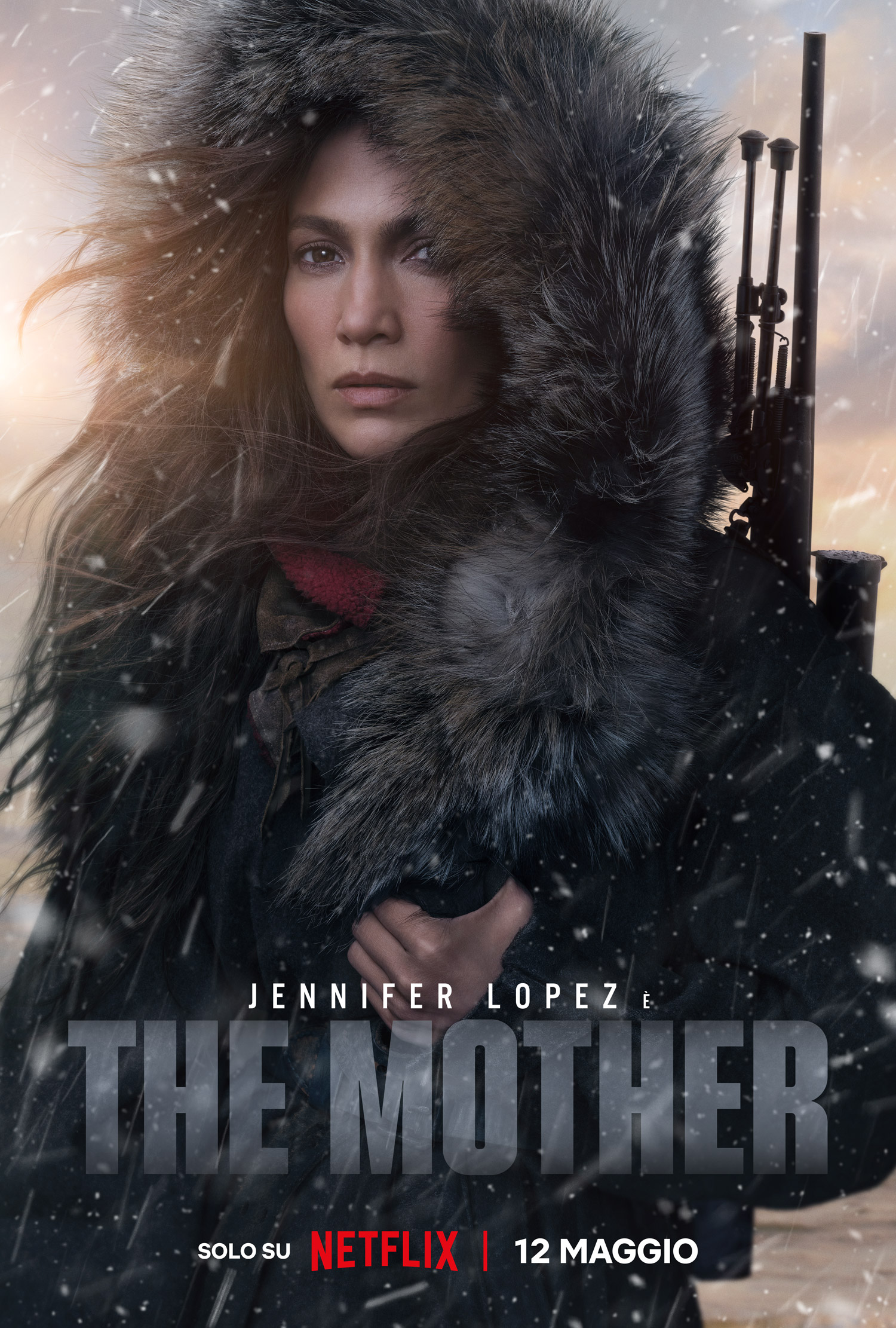 jennifer lopez nel poster di the mother - nerdface