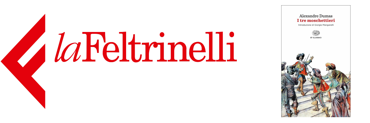 lo shop feltrinelli dove acquistare il libro i tre moschettieri - nerdface