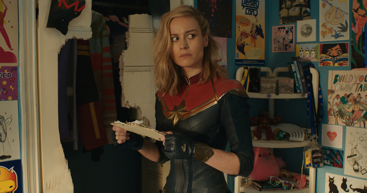 captain marvel in the marvels - nerdface