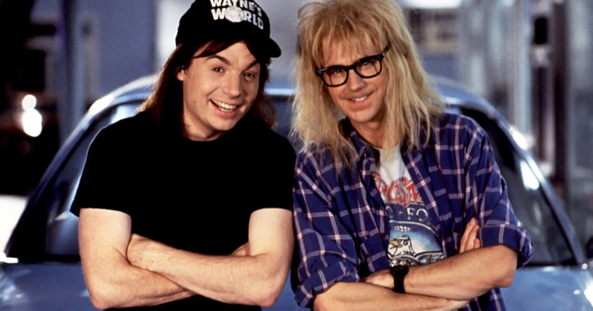 mike myers in wayne's world - nerdface
