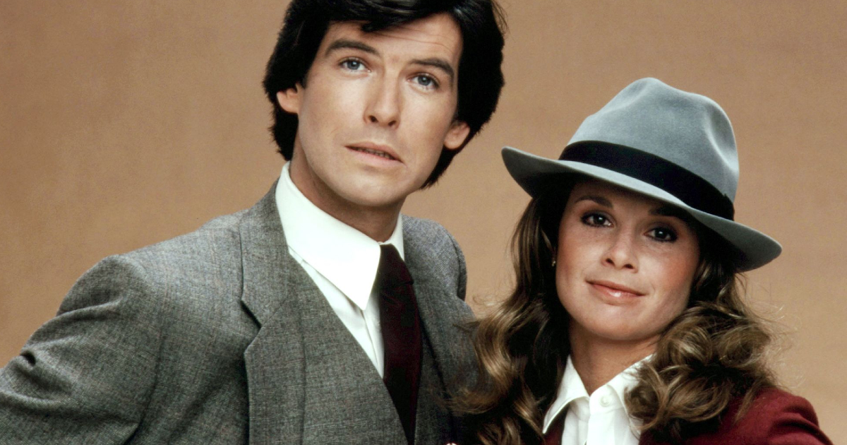 pierce brosnan e stephanie zimbalist in remington steele o mai di sì - nerdface