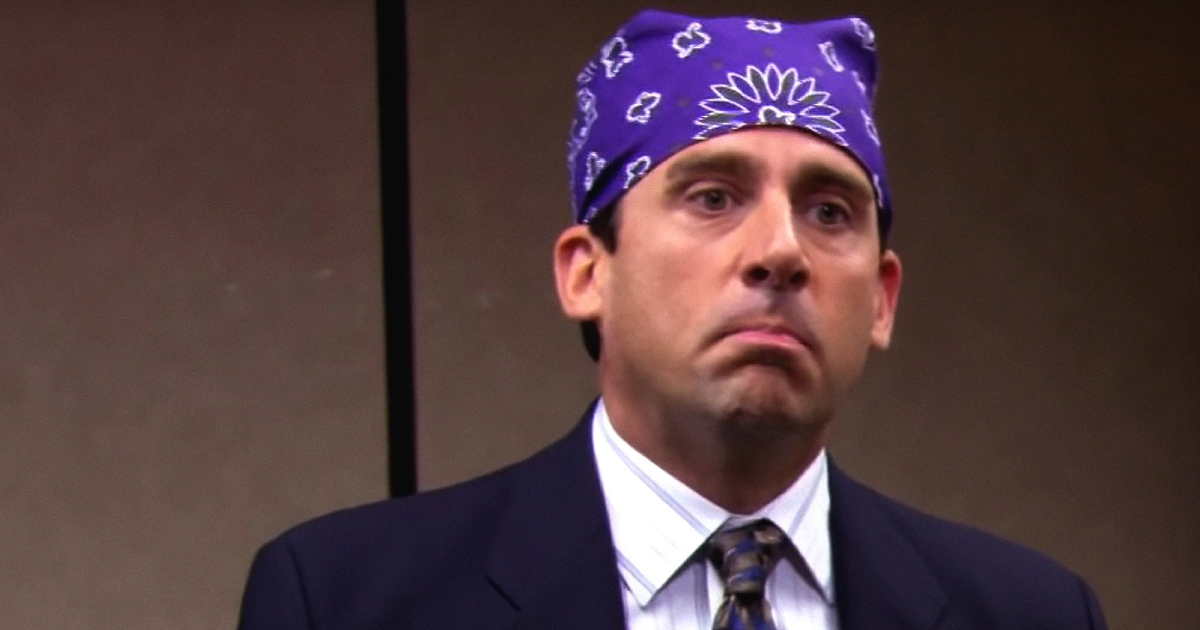 steve carell è prison mike in the office usa - nerdface