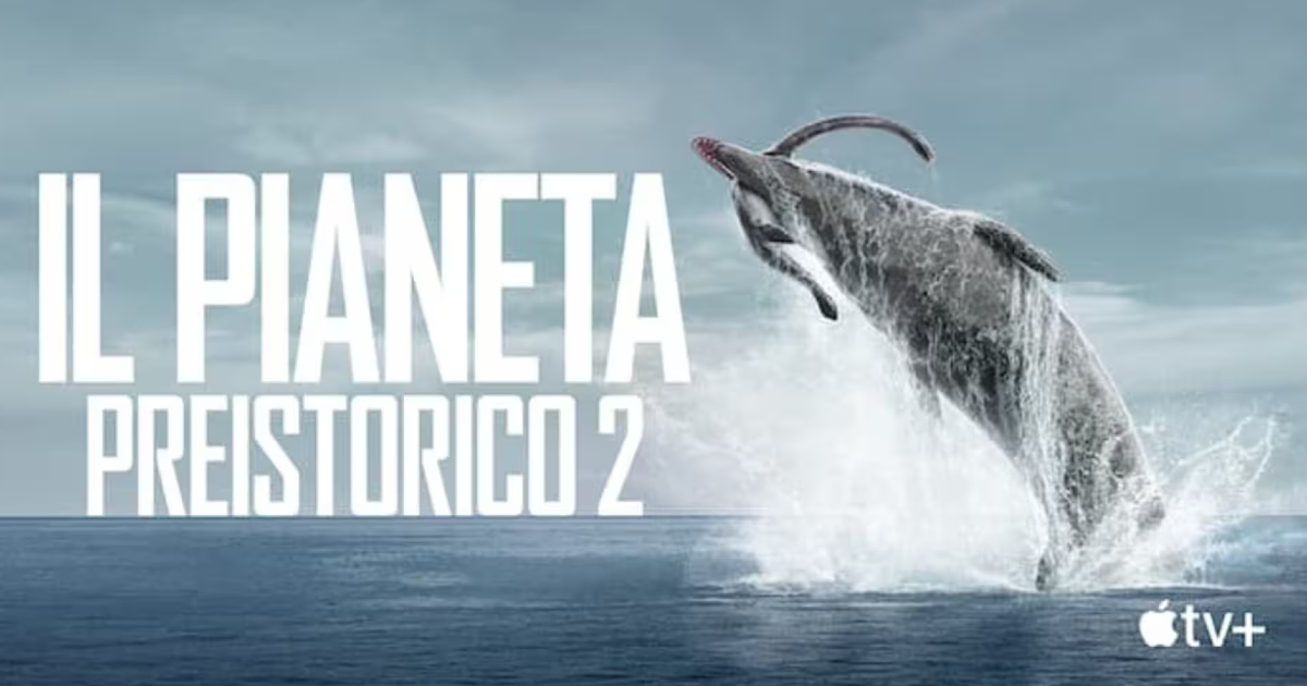 un dinosauro marino gigante afferra fuori dall'acqua una preda ne il pianeta preistorico - nerdface