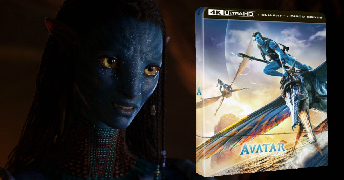 la cover dello steelbook di avatar la via dell'acqua - nerdface