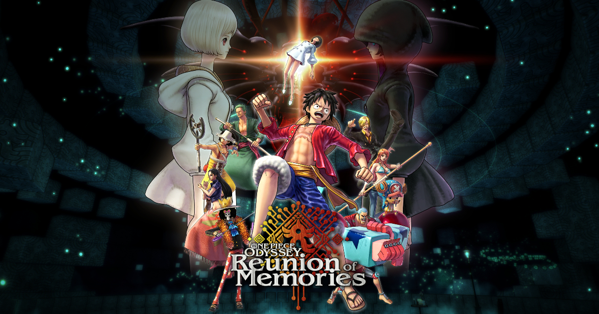 il banner del dlc one piece odyssey reunion of memories - nerdface