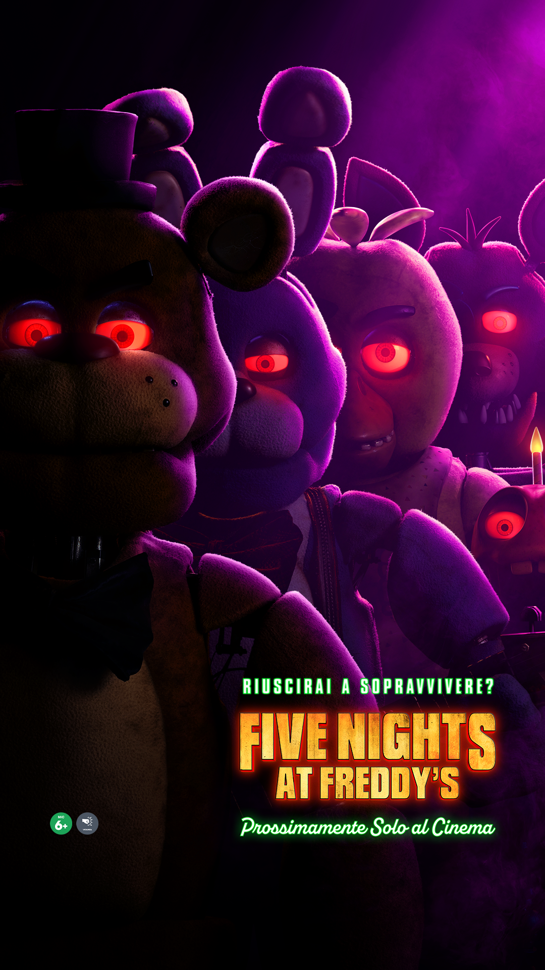 il poster italiano di five nights at freddy's - nerdface