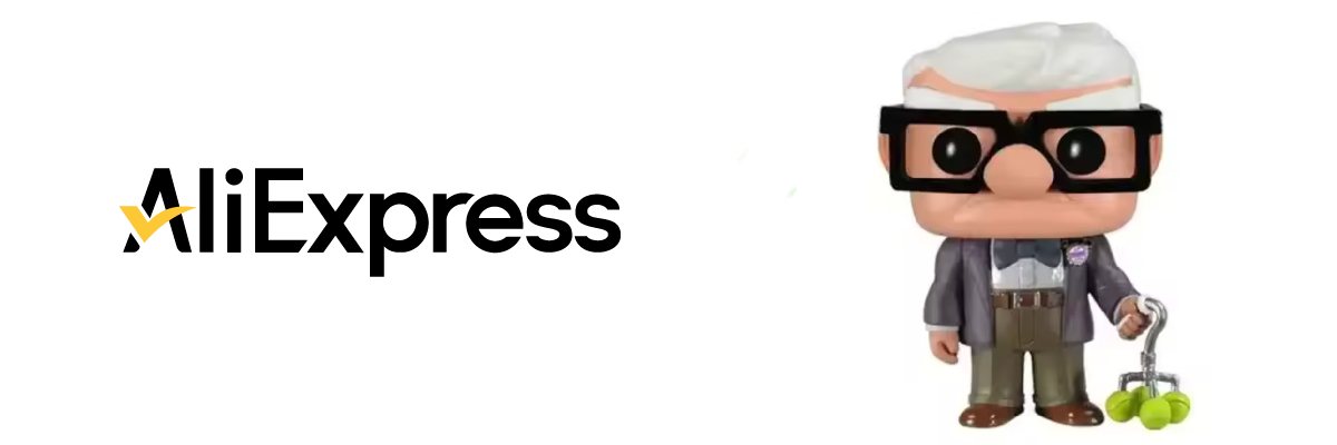 lo shop ali express dove acquistare il funko pop di up con carl - nerdface