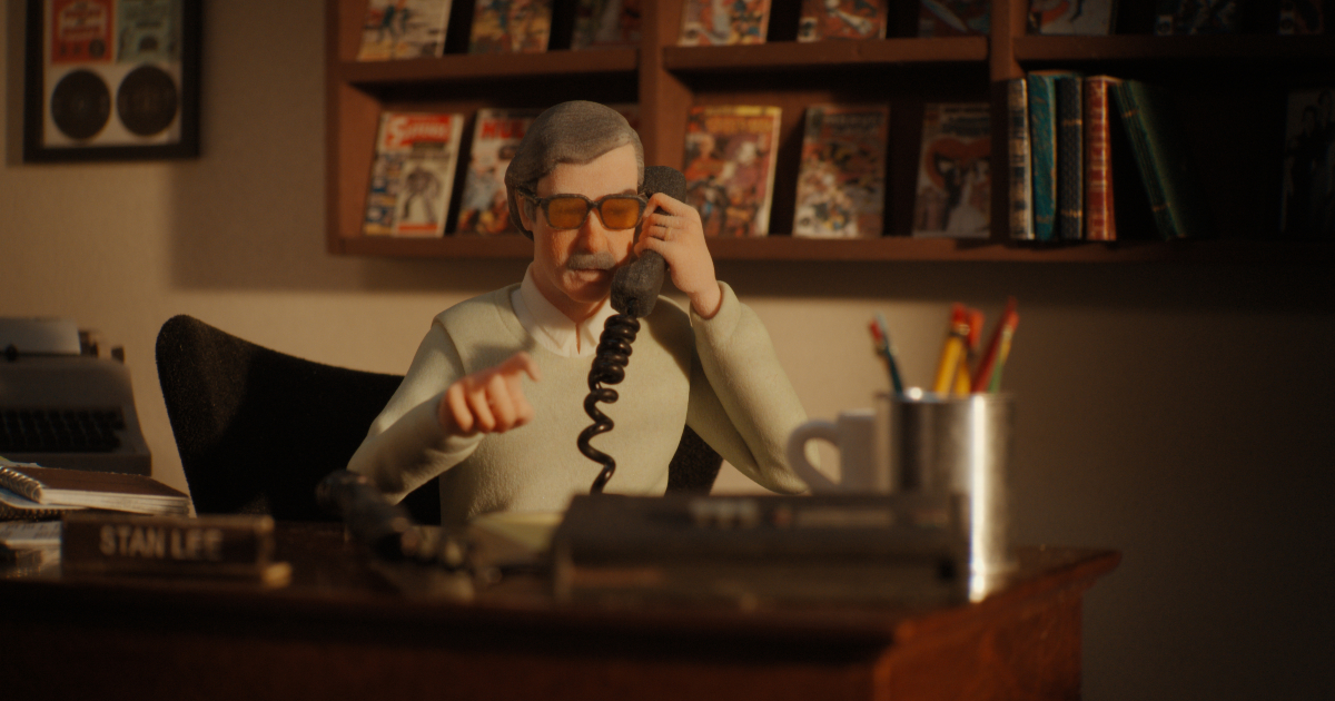 stan lee è al telefono - nerdface