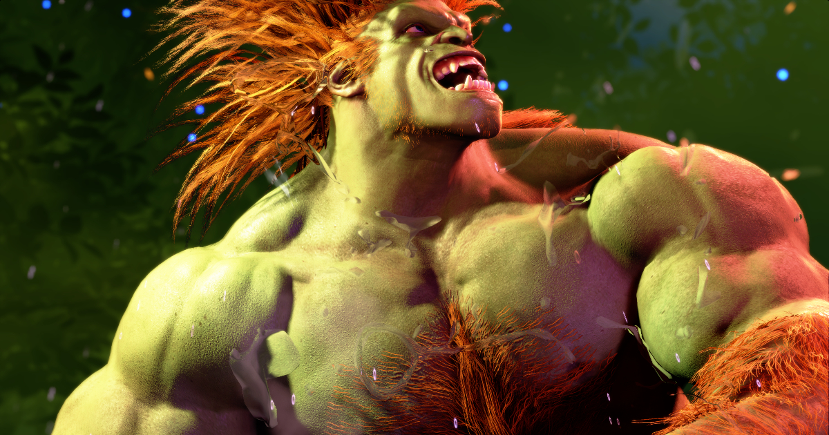 blanka in street fighter 6 - nerdface