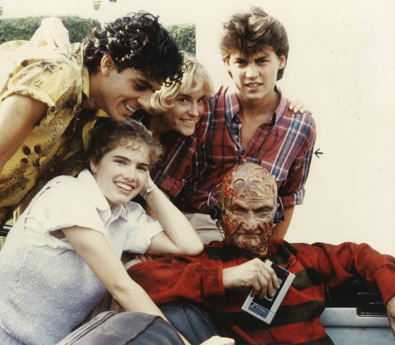 johnny depp nel backstage di nightmare on elm street - nerdface