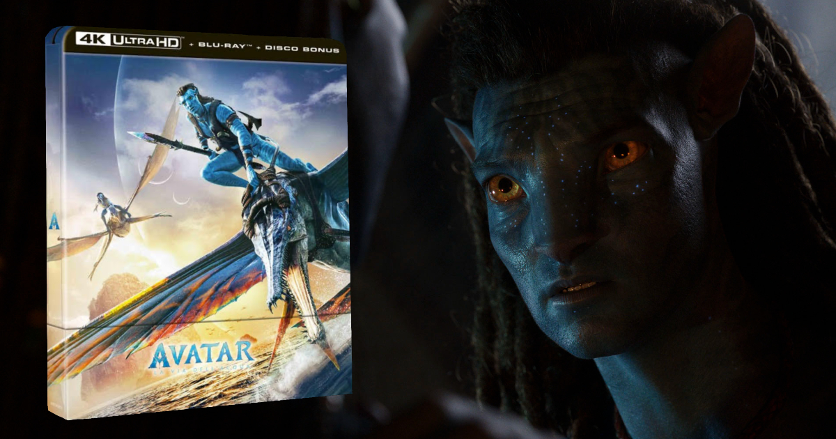 la cover dello steelbook di avatar la via dell'acqua - nerdface