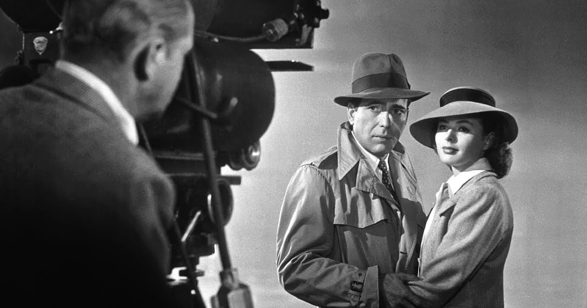 humphrey bogart e ingrid bergman in casablanca - nerdface