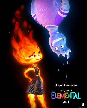 il poster di elemental - nerdface