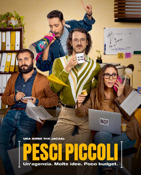 il poster di pesci piccoli - nerdface