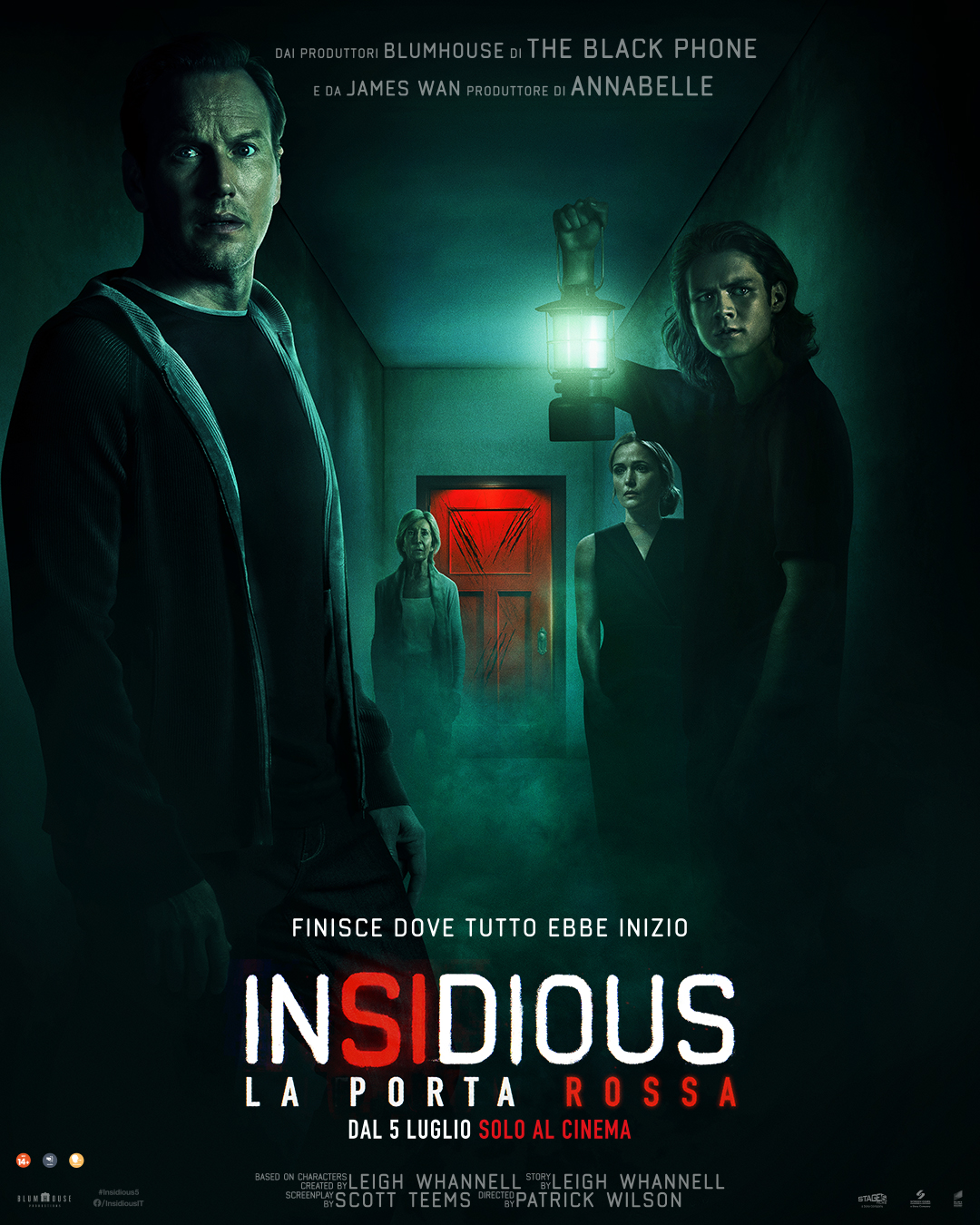 il poster di insidiuos la porta rossa - nerdface