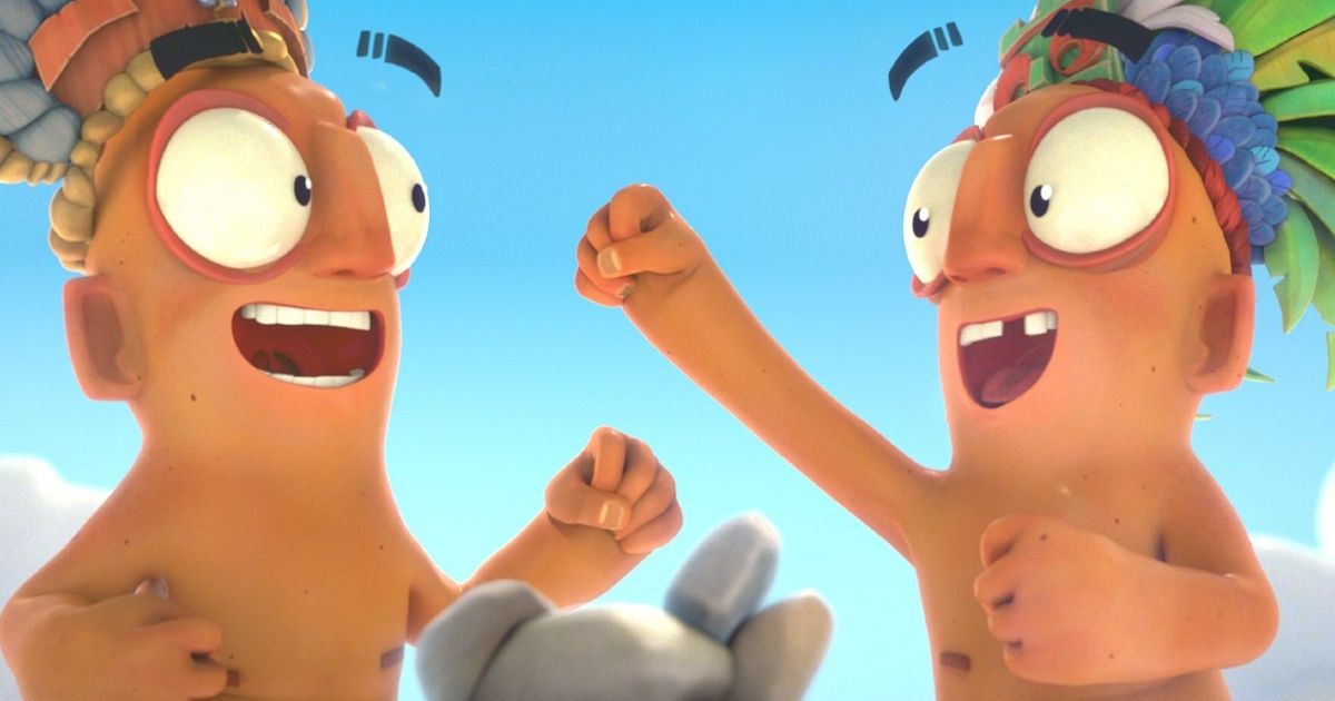 due protagonisti di un corto animato di animare del sedicicorto festival - nerdface