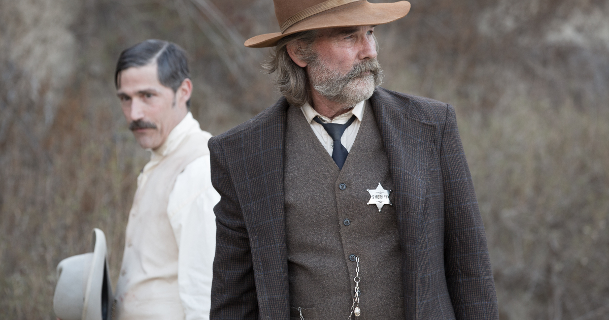 matthew fox e kurt russell in bone tomahawk - nerdface