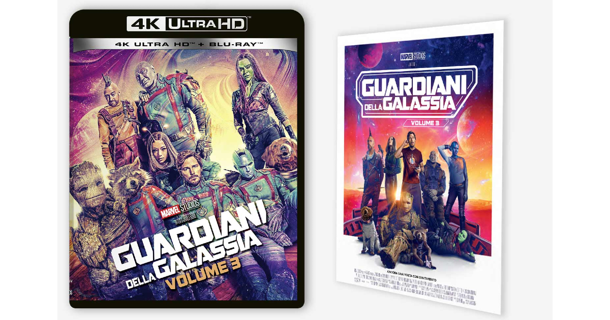 lo steelbook in 4k uhd dei guardiani della galassia 3 - nerdface