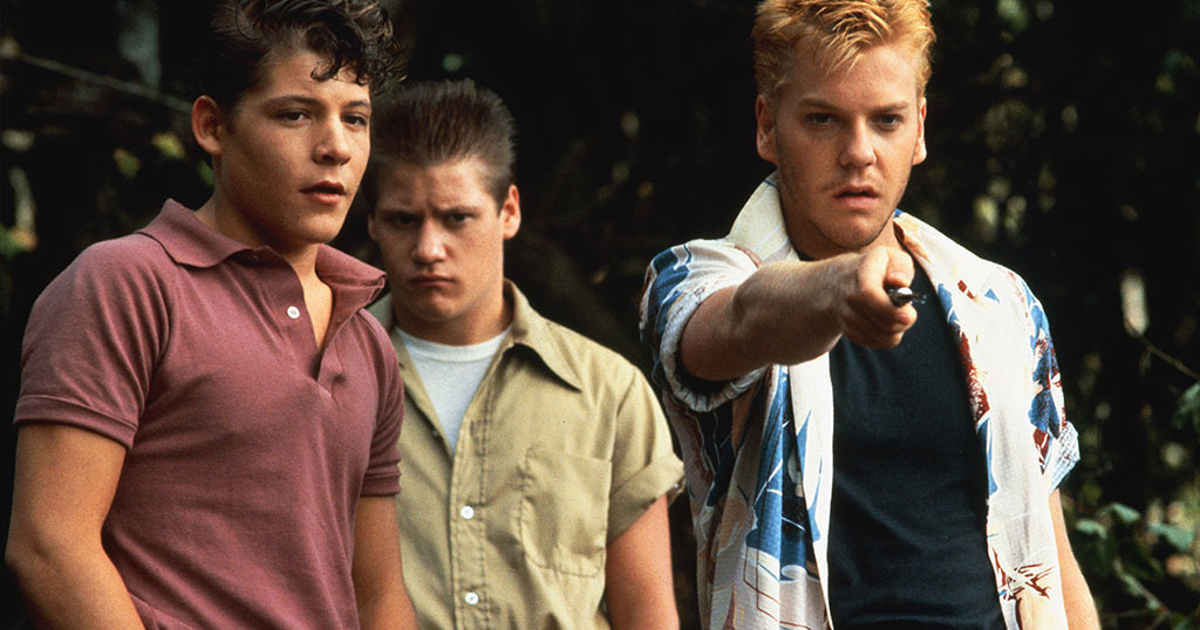 kiefer sutherland in stand by me - nerdface