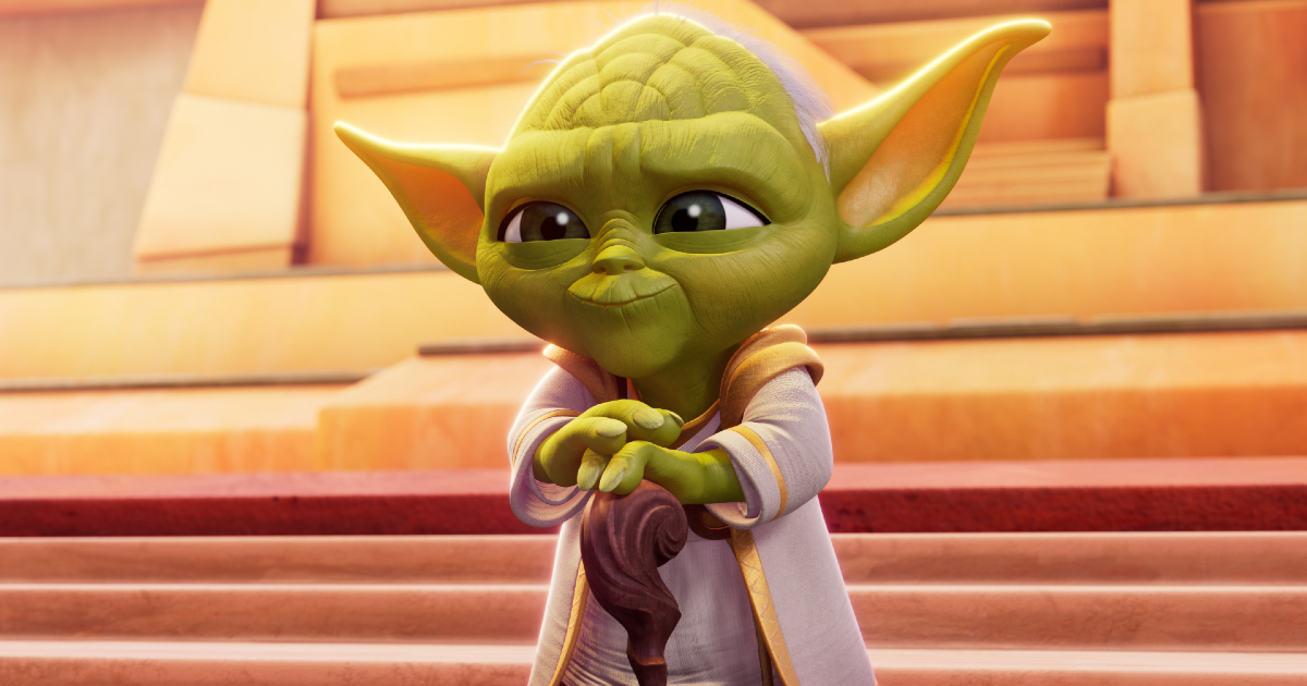 yoda in star wars young jedi adventures - nerdface