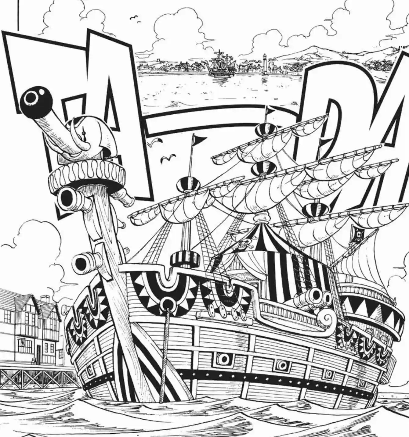 la nave di luffy è pronta a salpare in one oiece - nerdface