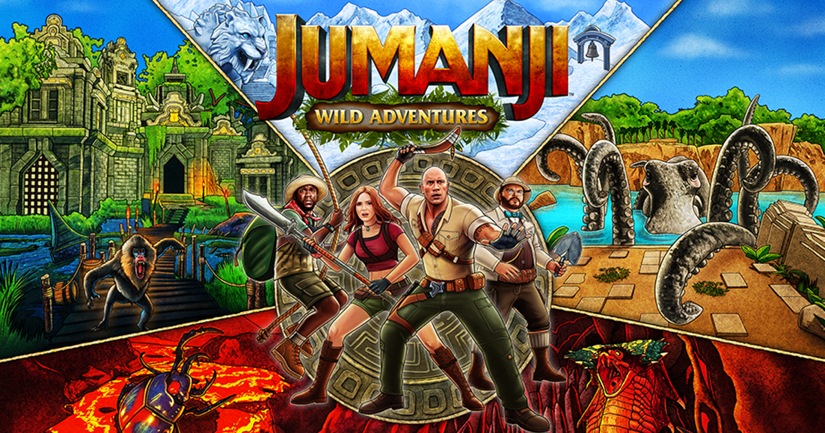 la key art di jumanji avventure selvagge - nerdface