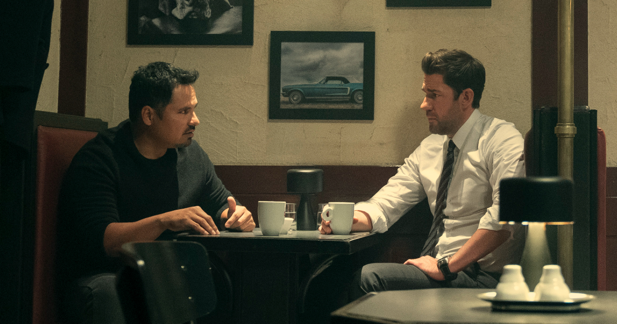 john krasinski e michael pena in jack ryan 4 - nerdface