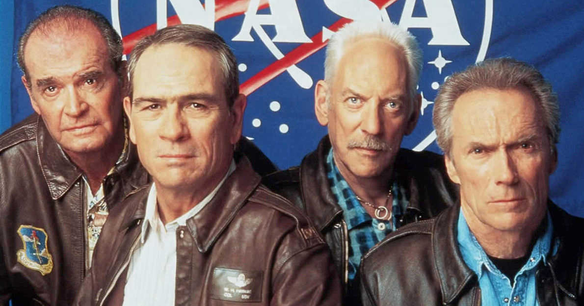 il cast di space cowboys - nerdface