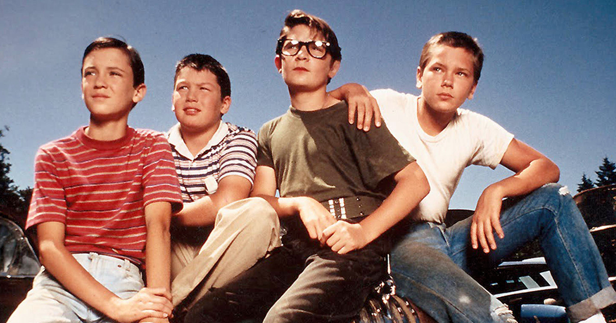 i quattro ragazzi protagonisti di stand by me - nerdface