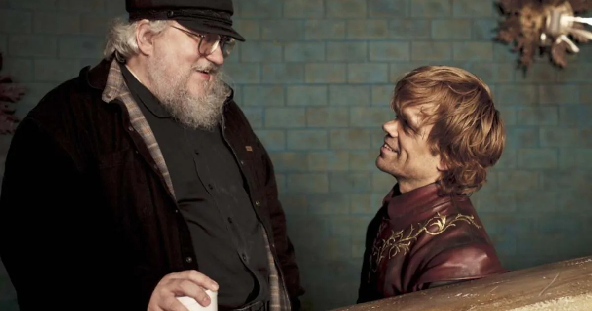 george r.r. martin parla con tyrion lannister - nerdface