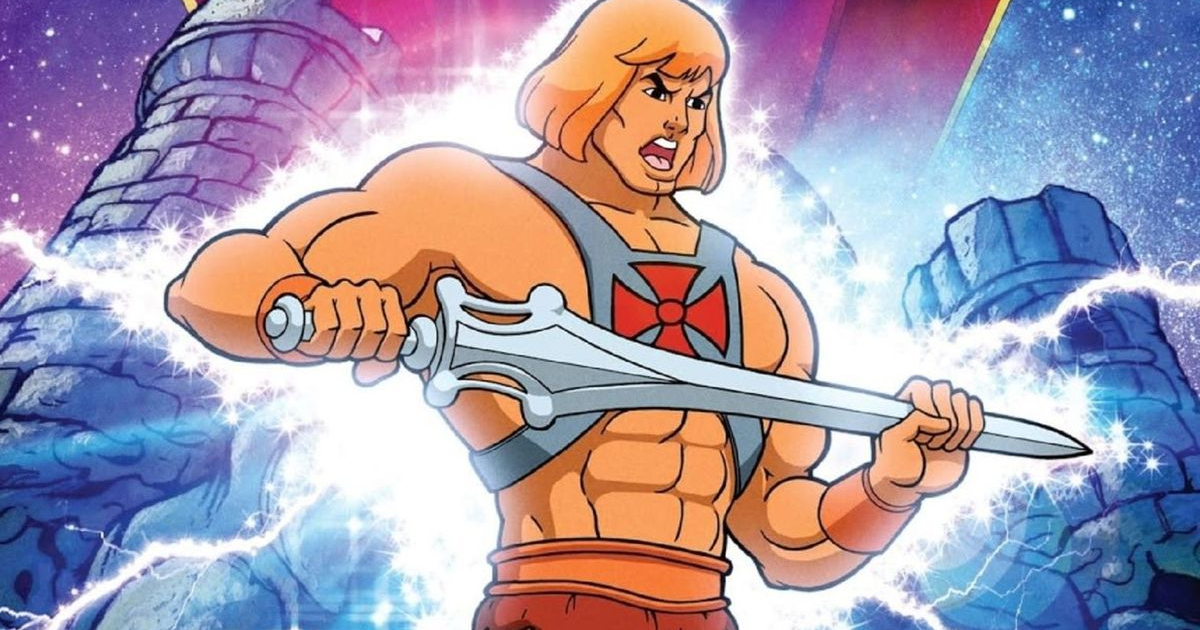 il potere di greyskull scorre im he-man nel cartone masters of the universe - nerdface