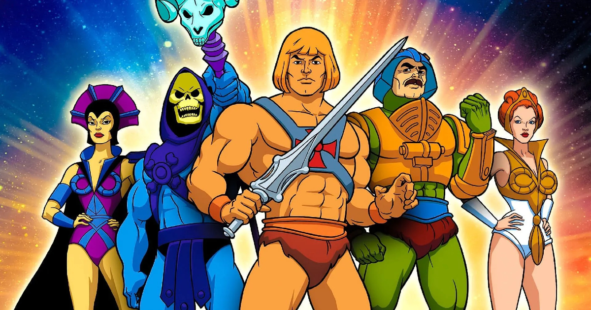 he-man skeletor e altri personaggi dei masters of the universe - nerdface