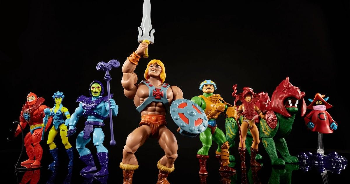 alcune della action figure di he-man and the masters of the universe - nerdface
