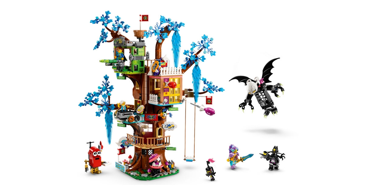 il set lego dreamzzz fantastical tree house di cui abbiamo fatto l'unboxing - nerdface