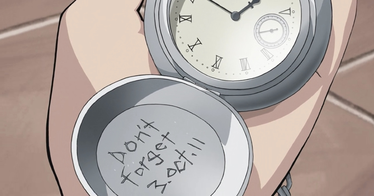 l'orologio che segna la data 3.10.11 di fullmetal alchemist day - nerdface