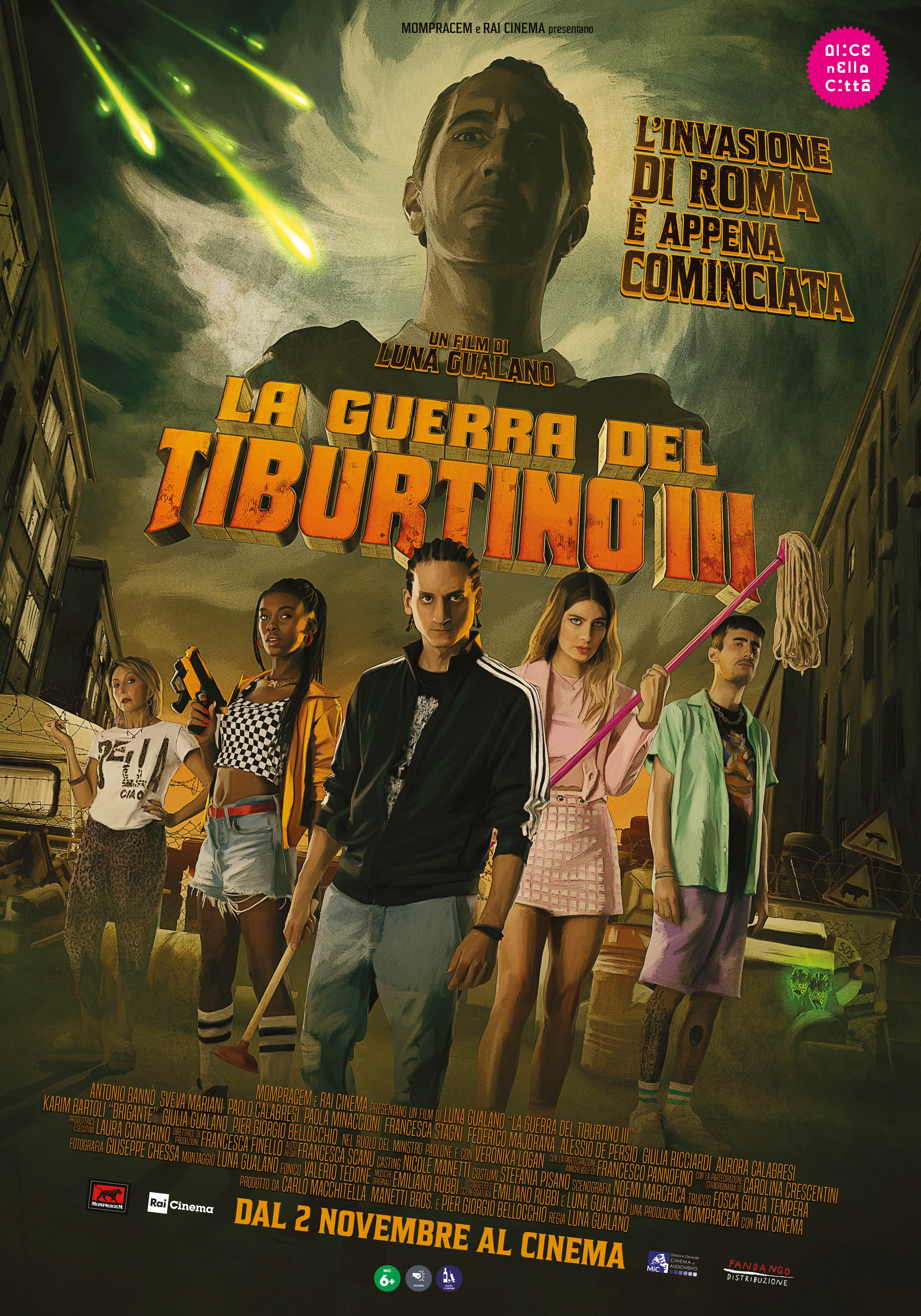 il poster de la guerra del tiburtino III - nerdface