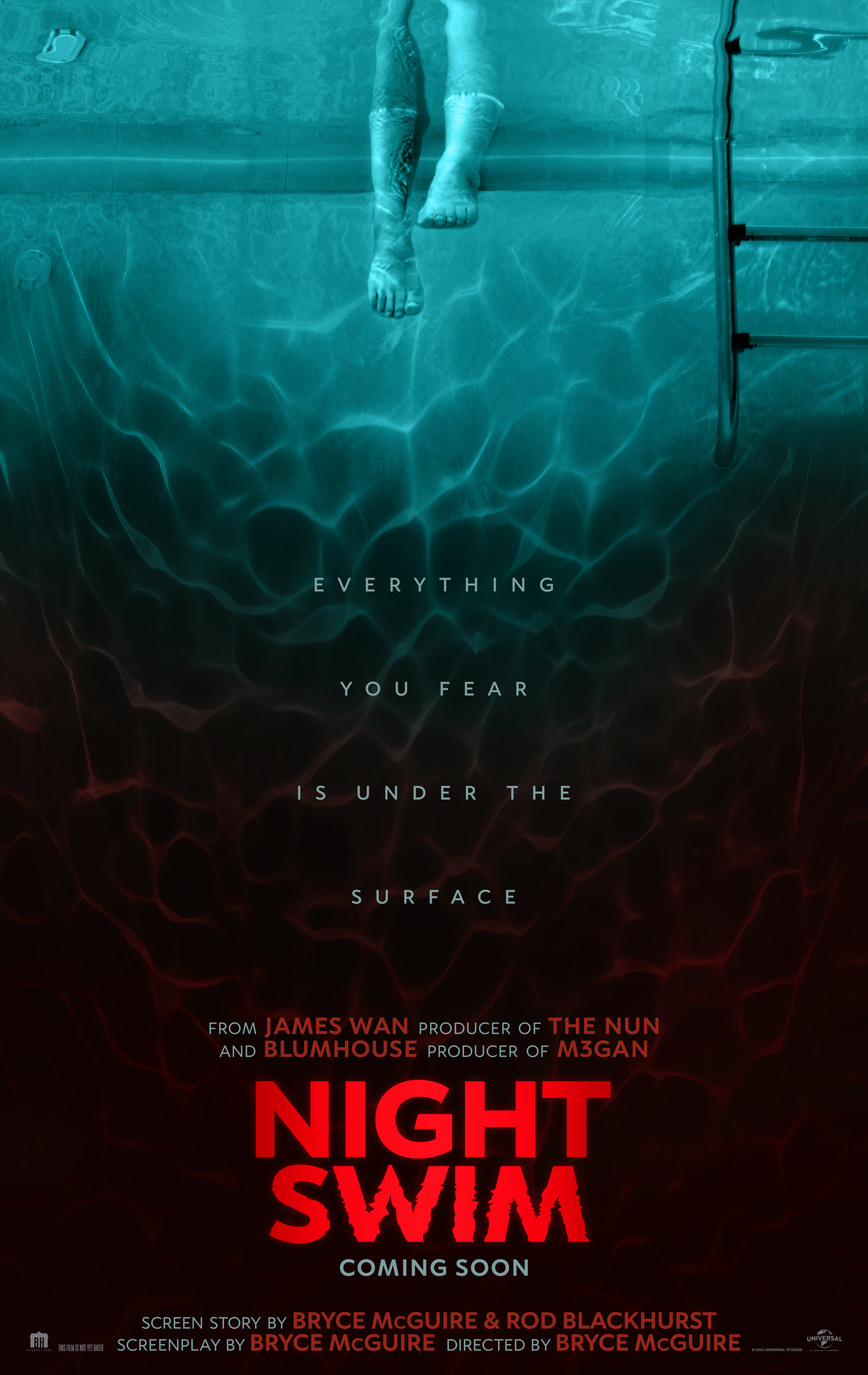 il poster di night swim - nerdface