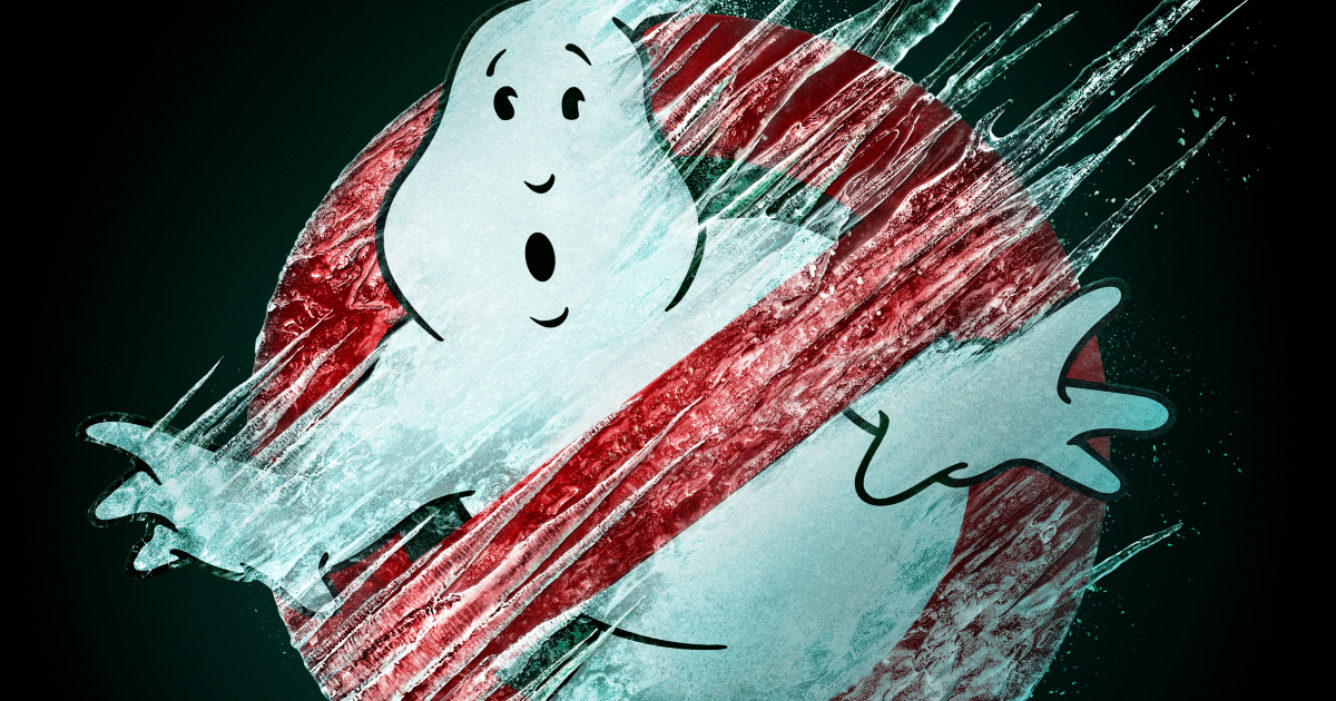 il logo dei ghostbusters è congelato dalla minaccia glaciale - nerdface