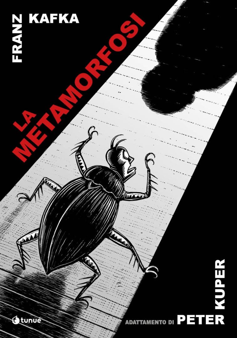 la copertina de la metamorfosi di peter kuper - nerdface