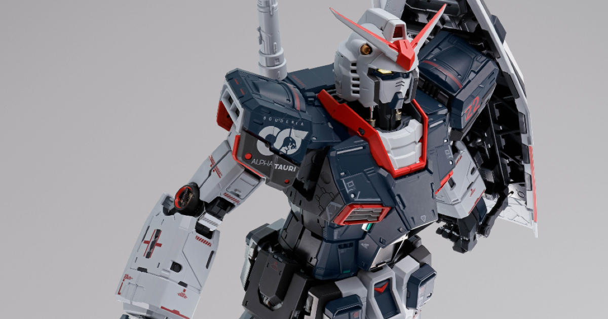 il gundam con la livrea dell'alphatauri - nerdface