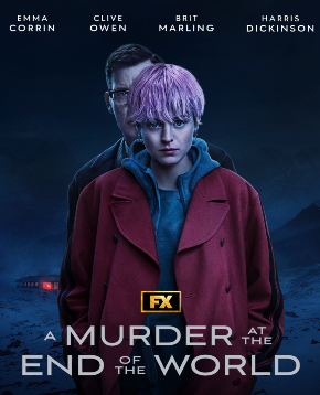 il poster di a murder at the end of the world - nerdface